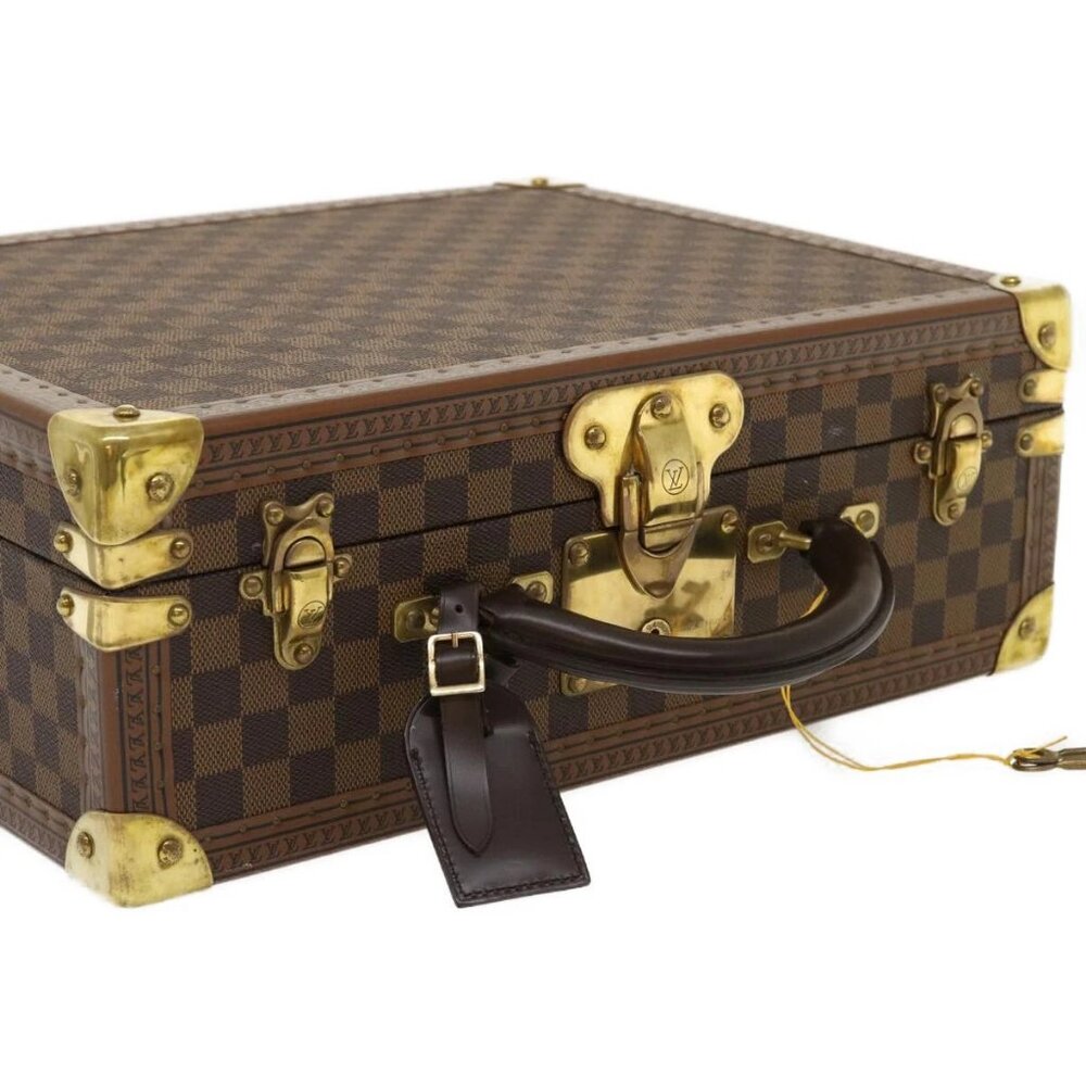 LOUIS VUITTON Damier Ebene Cotteville 40 Trunk LV Auth 29607SV - Picture 8 of 15